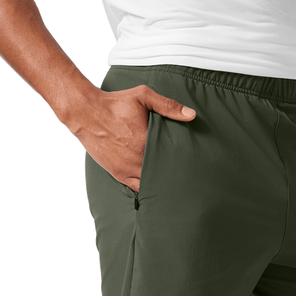 Men's Dark Army NOBULL Training Short 8" (Unlined) Pocket Detail Angle.