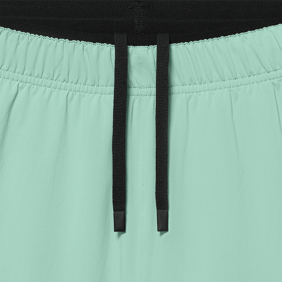 Men's Iceberg Green NOBULL Training Short 8" (Unlined) Macro Fabric Detail Angle.