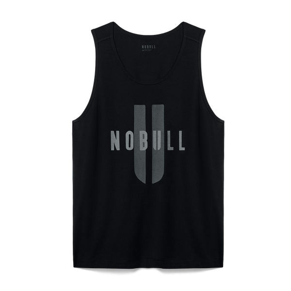 Men's Black NOBULL U Tank Flat Lay Angle.