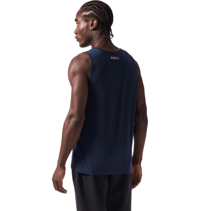 Men's Night Navy NOBULL U Tank Back Angle.
