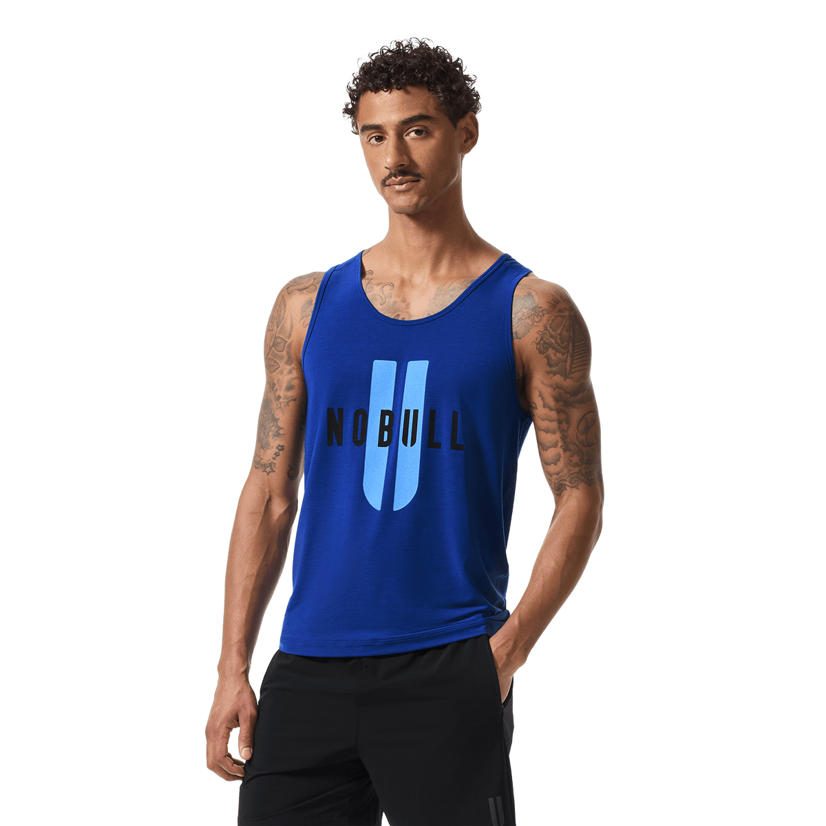 Men's Surf NOBULL U Tank Front On Body Angle.
