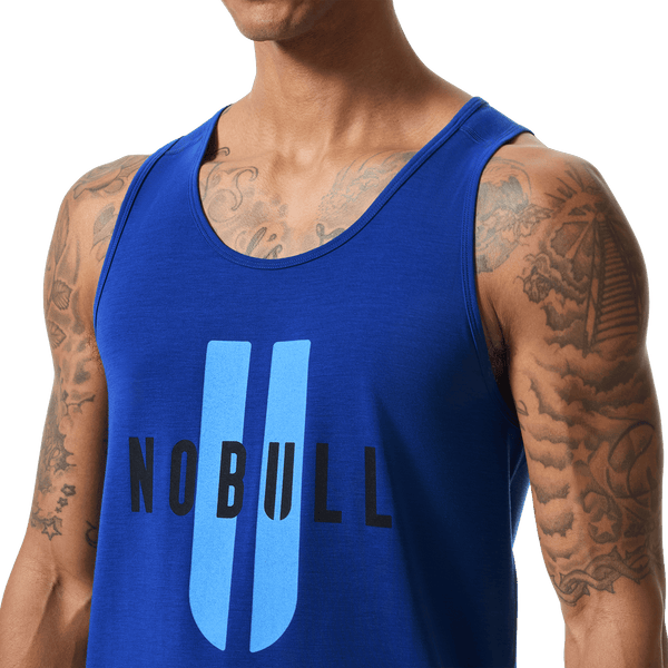 Men's Surf NOBULL U Tank Front Detail On Body Angle.