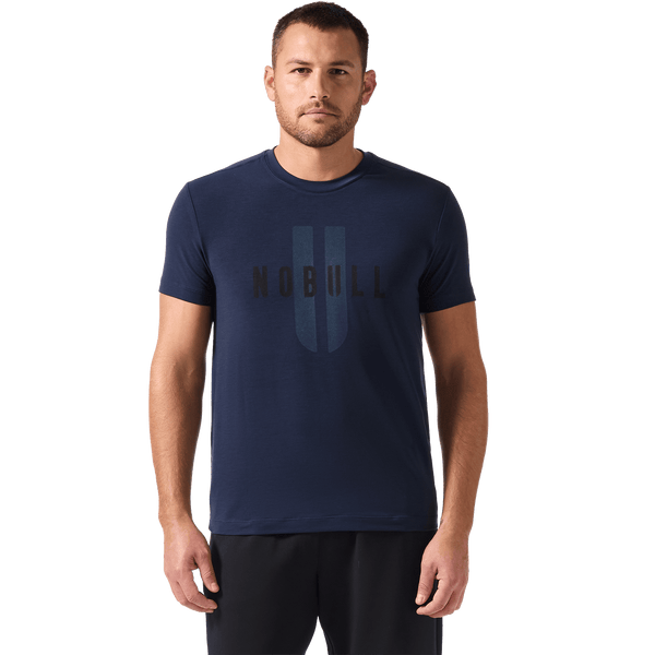 Men's Night Navy NOBULL U Tee Front Angle.