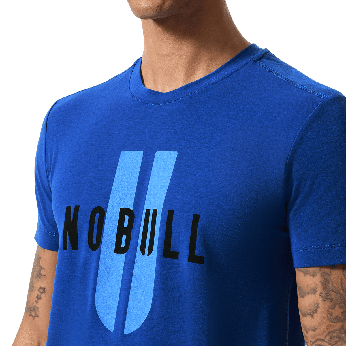 Men's Surf NOBULL U Tee Front Detail On Body Angle.