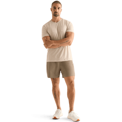 Men's NOBULL Fallen Rock Rep Short 6" Front Full Body.
