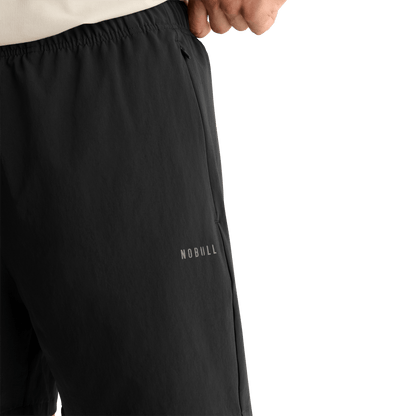 Men's Black NOBULL Rep Short 6" (Lined) Detail Angle.
