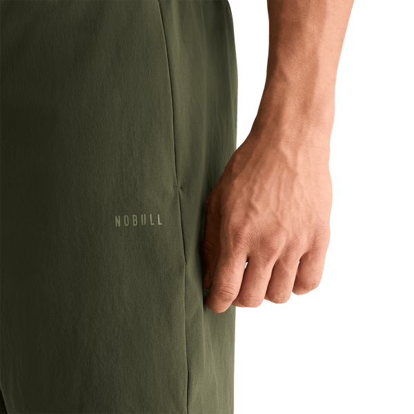Men's Dark Army NOBULL Rep Short 6" (Unlined) Detail Angle.