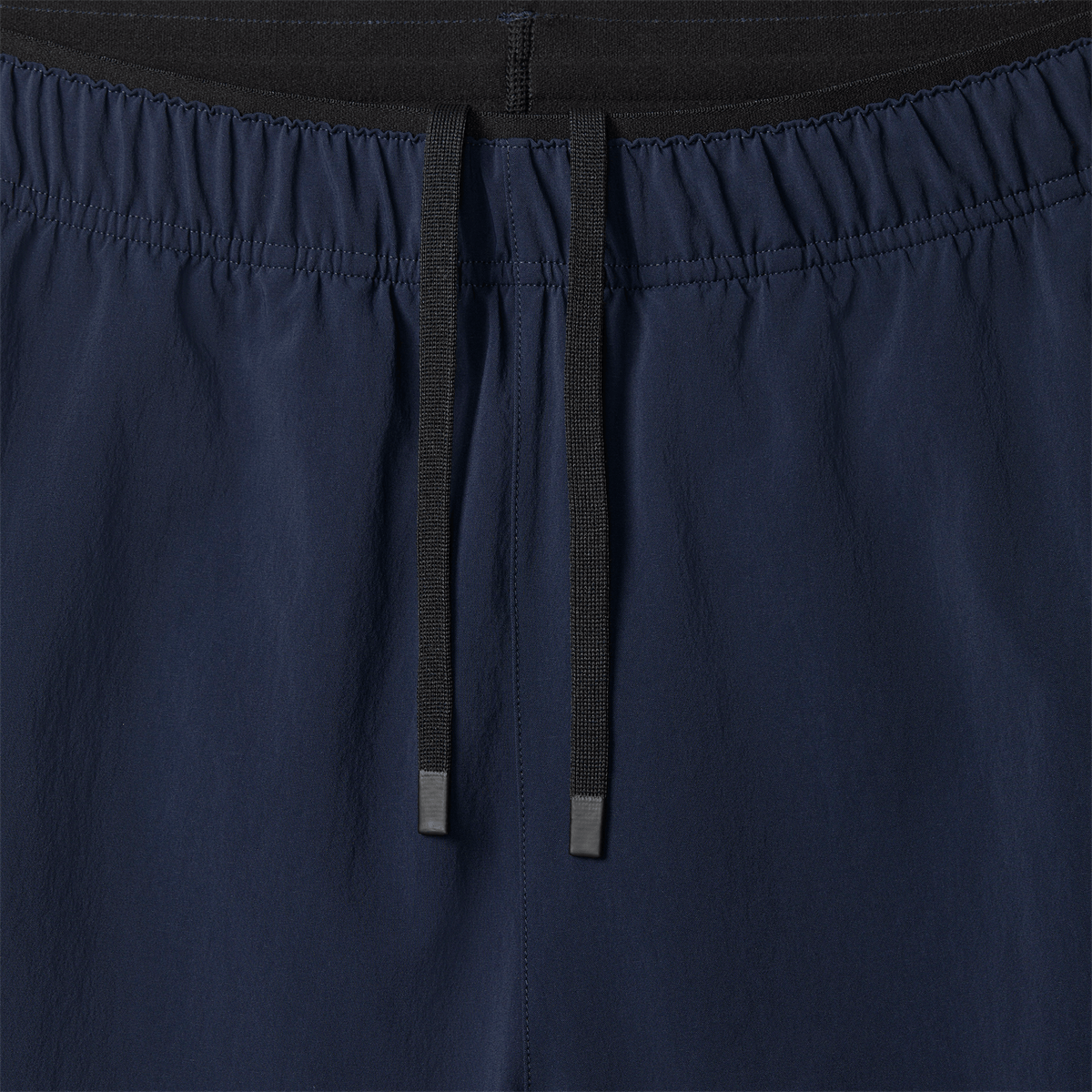 Men's Night Navy NOBULL Rep Short 6" Drawstring Detail Angle.
