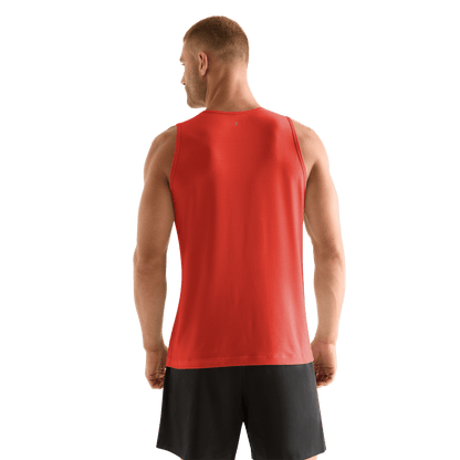 Men's Crimson U Tank Back Angle.