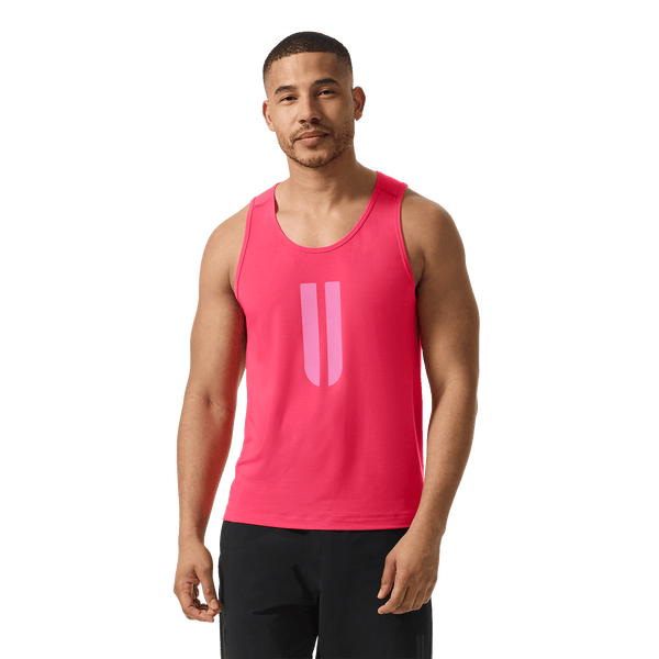Men's Punch U Tank Front On Body Angle.