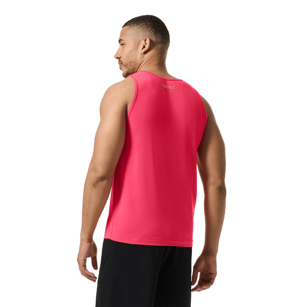 Men's Punch U Tank Back On Body Angle.