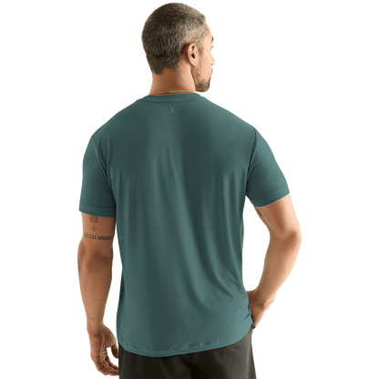 Men's Silver Pine U Tee Back Angle.