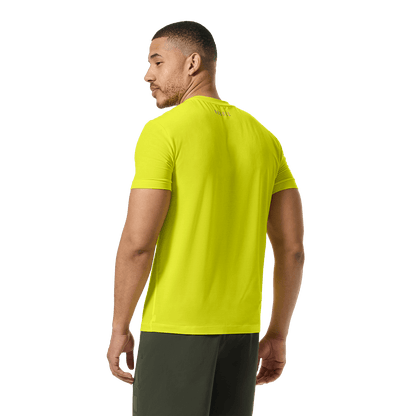 Men's Zest U Tee Back On Body Angle.