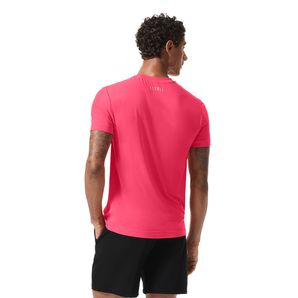 Men's Punch U Tee Back On Body Angle.