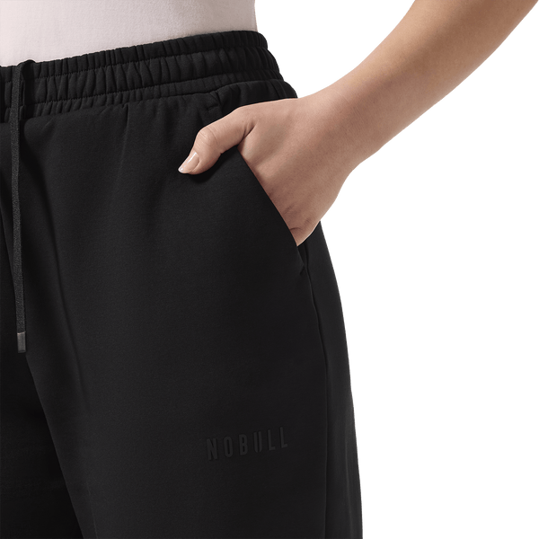 Women's Black NOBULL Elements Jogger Pocket Detail Angle.