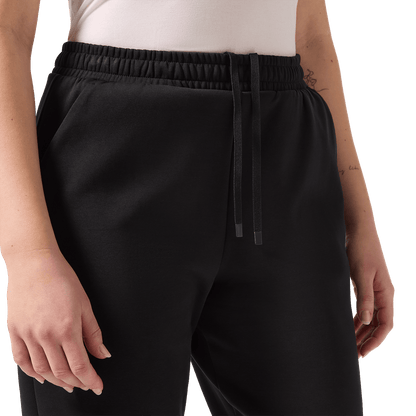 Women's Black NOBULL Elements Jogger Drawstring Angle.