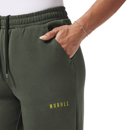 Women's Dark Army NOBULL Elements Sweatpants Pocket Detail Angle.