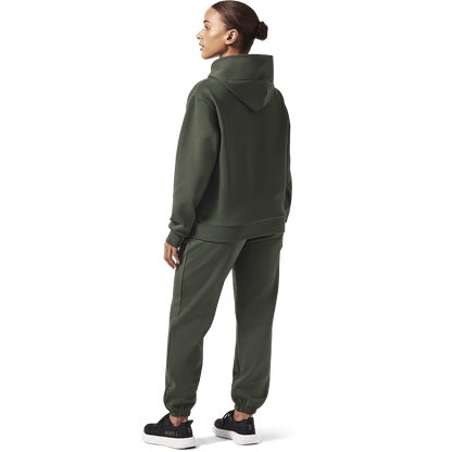 Women's Dark Army NOBULL Elements Sweatpants Back Full Body Angle.