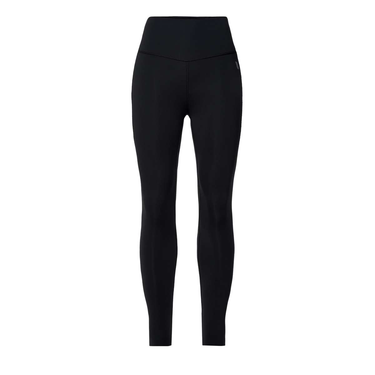 Women's Black High-Rise Drive Pocket Tight 28" Front Silhouette Angle.