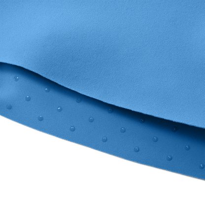Women's Light Blue High-Rise Drive Short Macro Fabric Detail Angle.