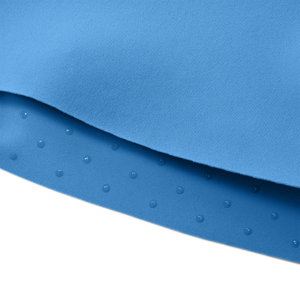 Women's Light Blue High-Rise Drive Short Macro Fabric Detail Angle.