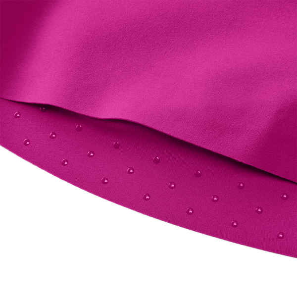 Vivid Fuchsia High-Rise Drive Short 4" Macro Fabric Detail Angle.