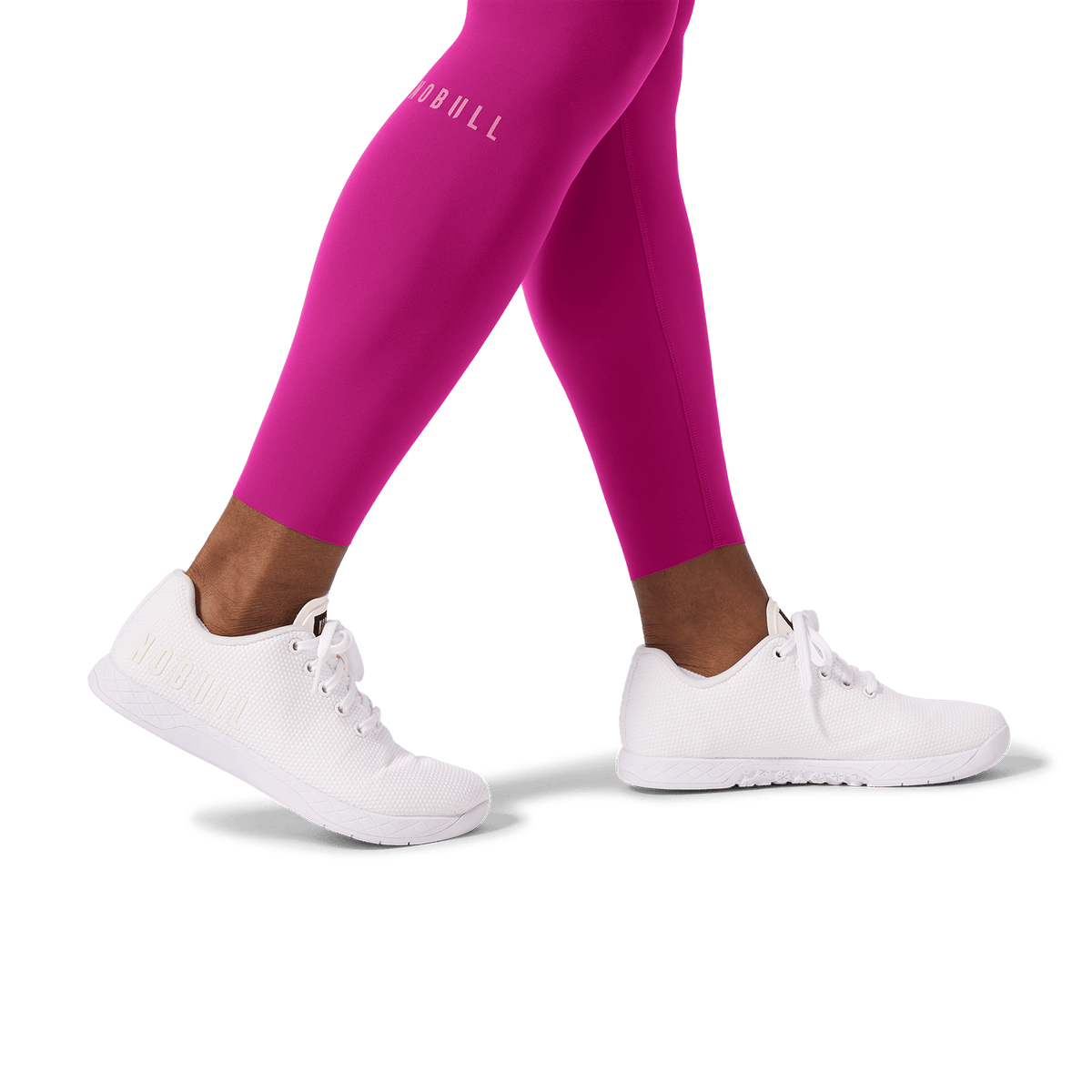 Women's Vivid Fuchsia High-Rise Drive Tight 25" Ankle Detail Angle.
