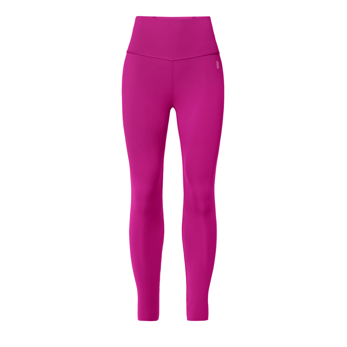Women's Vivid Fuchsia High-Rise Drive Tight 25" Front Silhouette Angle.