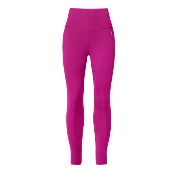 Women's Vivid Fuchsia High-Rise Drive Tight 25" Front Silhouette Angle.