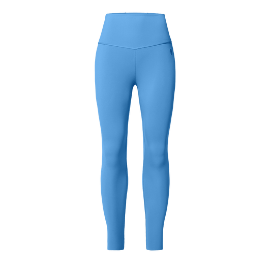 Women's Light Blue High-Rise Drive Tight 25" Front Silhouette Angle.