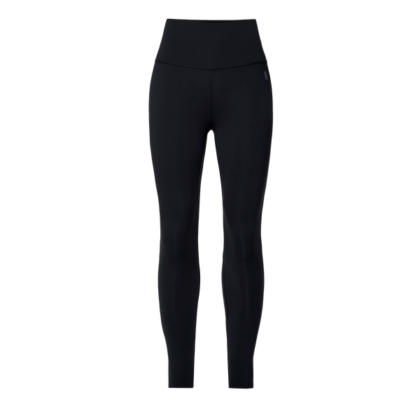 Women's Black High-Rise Drive Tight 28" Front Silhouette Angle.