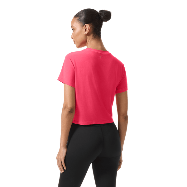 Women's Punch NOBULL Boxy Tee Back On Body Angle.