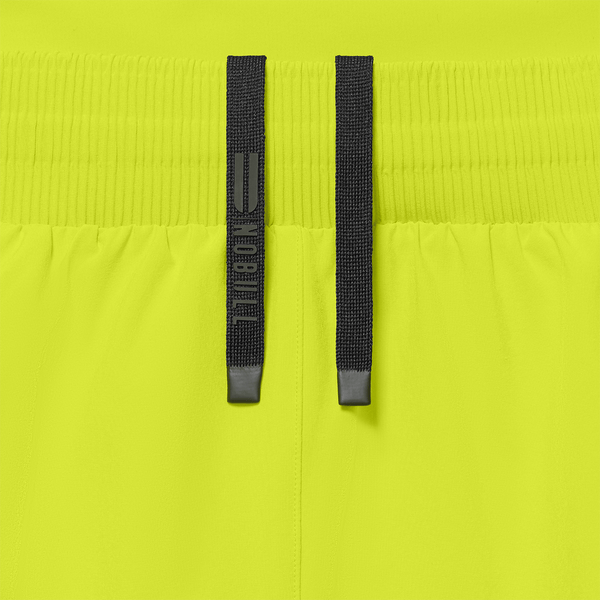 Women's Zest Drive 2-in-1 Short 3" Drawstring Detail Angle.
