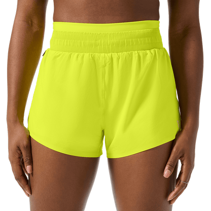 Women's Zest Drive 2-in-1 Short 3" Front Lower Body Angle.