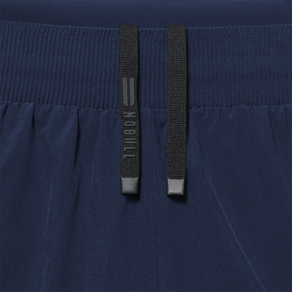 Women's Night Navy Drive 2-in-1 Short 3" Drawstring Detail Angle.