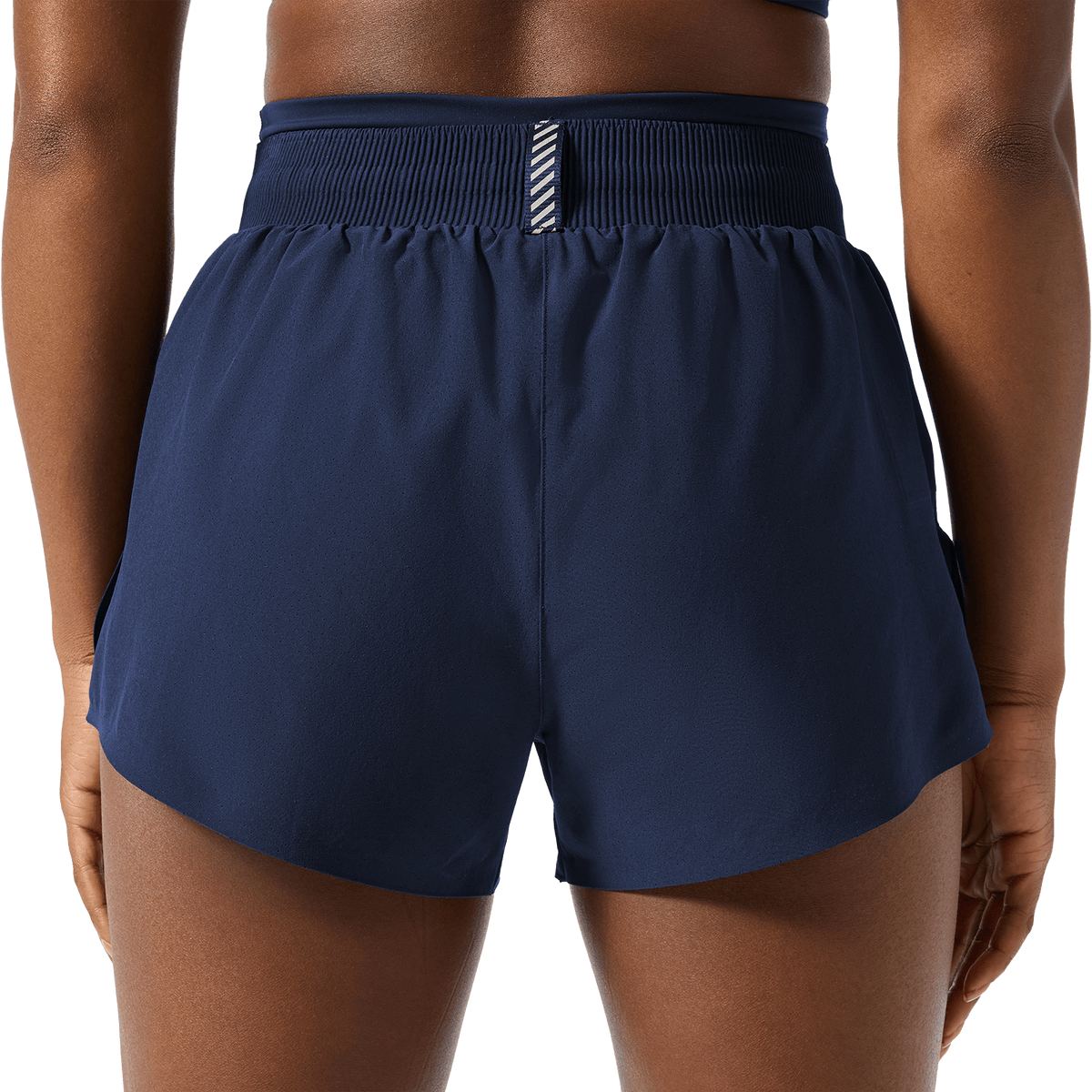 Women's Night Navy Drive 2-in-1 Short 3" Back Lower Body Angle.