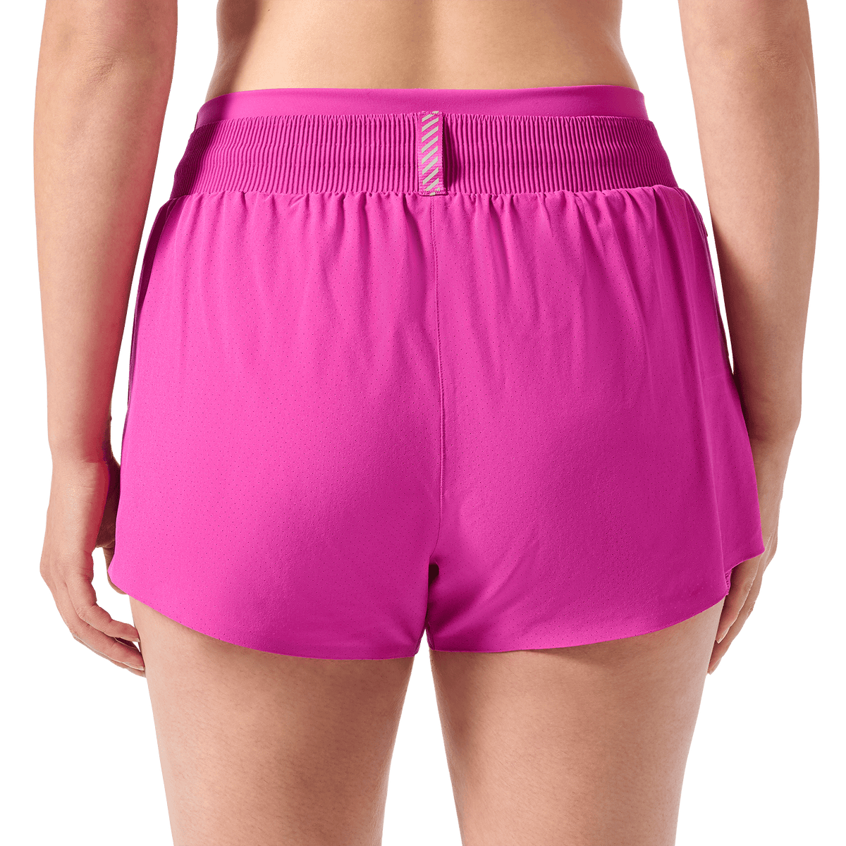 Women's Vivid Fuchsia Drive 2-in-1 Short 3" Back Lower Body Angle.