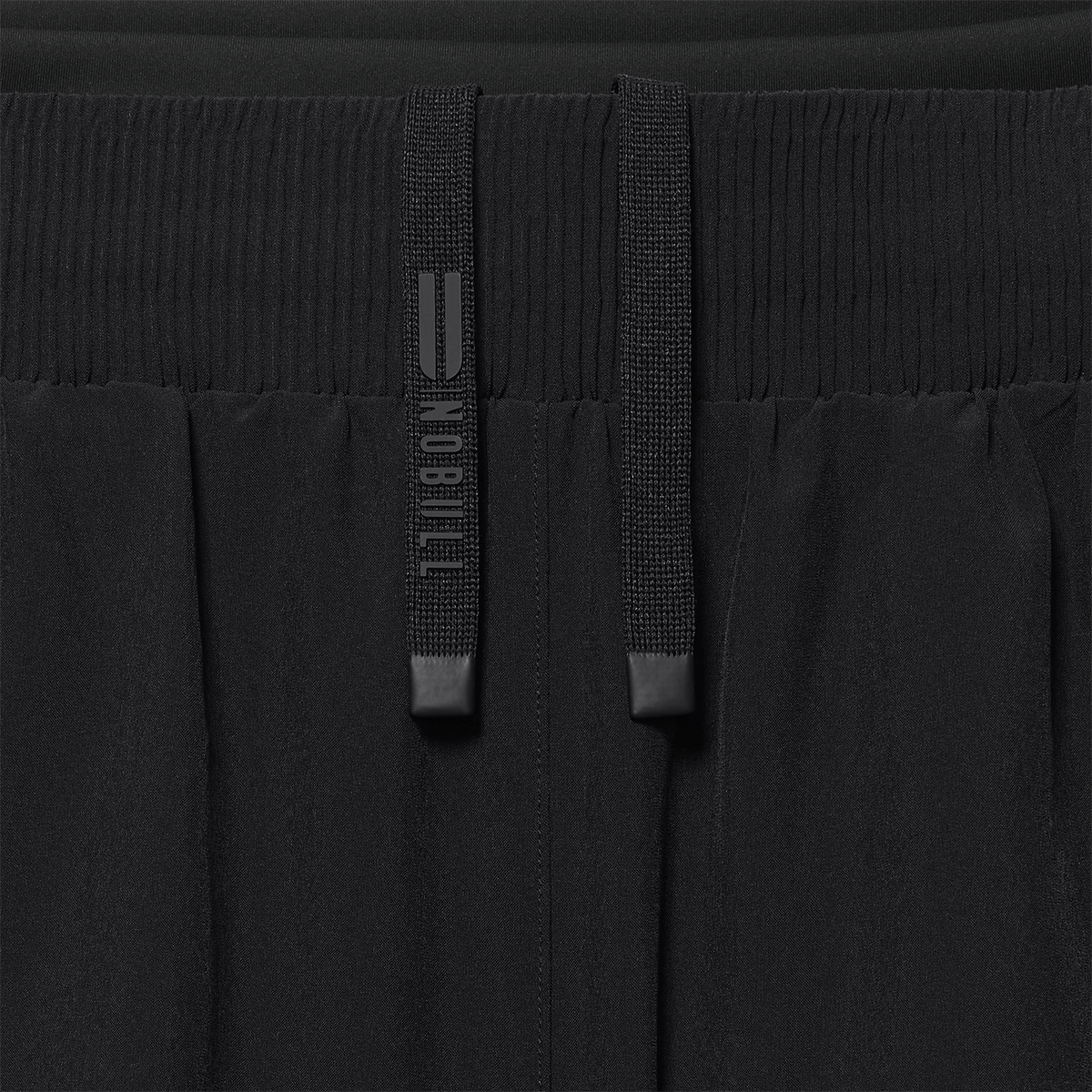 Women's Black Drive 2-in-1 Short 3" Drawstring Detail Angle.