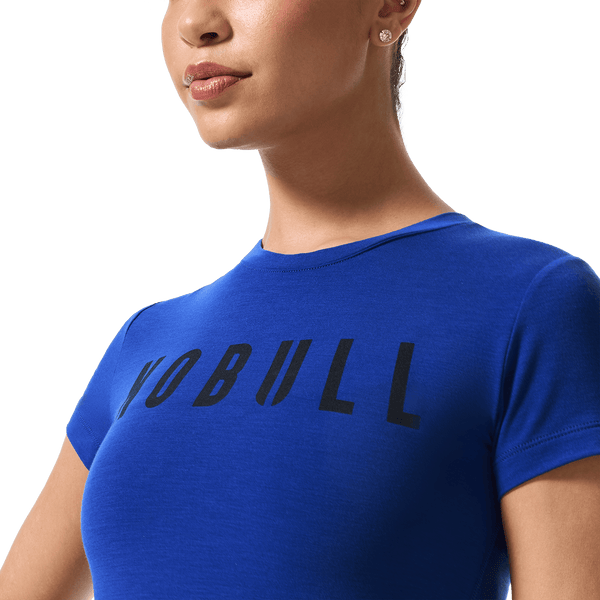 Women's Surf NOBULL Fitted Tee Front Detail Angle.