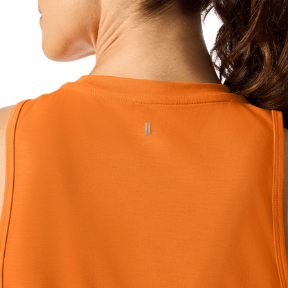 Women's Flare NOBULL Muscle Tank Back Detail Angle.