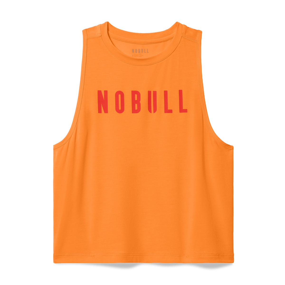 Women's Flare NOBULL Muscle Tank Flat Lay Angle.