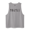 Women's NOBULL Muscle Tank Gray Camo Fill