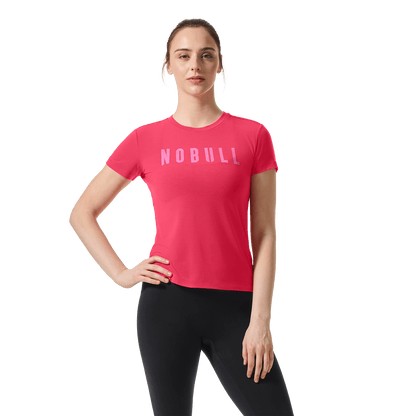 Women's Punch NOBULL Tee Front On Body Angle.