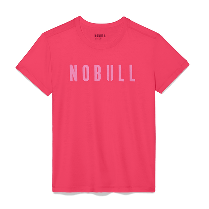 Women's Punch NOBULL Tee Flat Lay Angle.