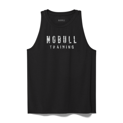 Women's Black NOBULL Training High-Neck Tank Flat Lay Angle.