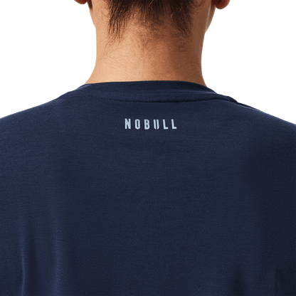 Women's Night Navy U Boxy Tee Back Detail Angle.