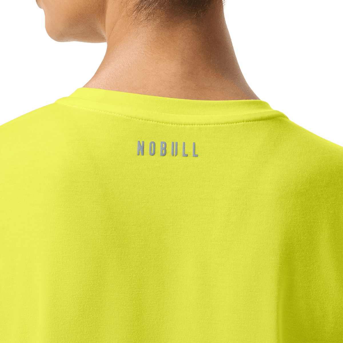 Women's Zest U Boxy Tee Back Detail On Body Angle.
