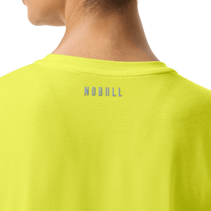 Women's Zest U Boxy Tee Back Detail On Body Angle.