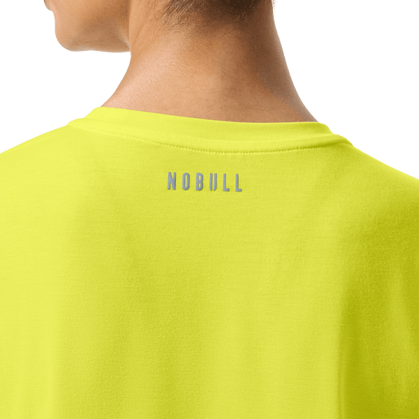 Women's Zest U Boxy Tee Back Detail On Body Angle.