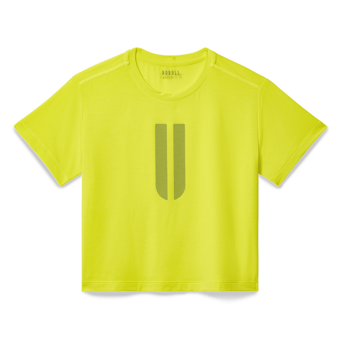 Women's Zest U Boxy Tee Flat Lay Angle.